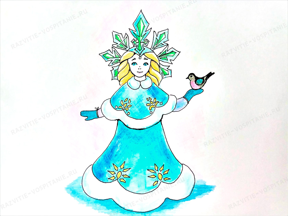 раскрашиваем дальше