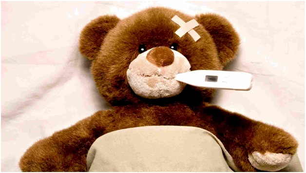 больной мишка