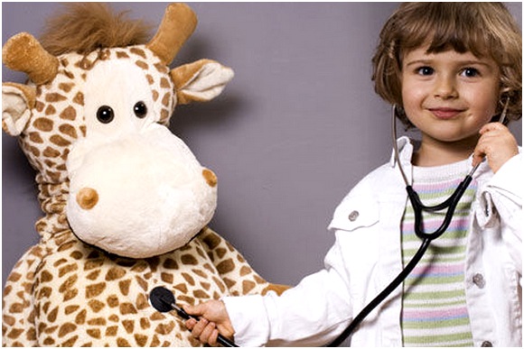 с любимой игрушкой