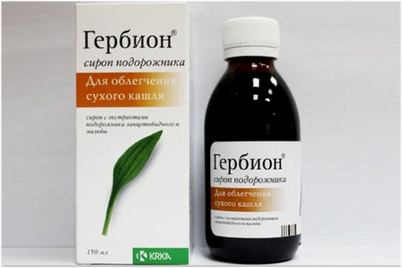 сироп на подорожнике