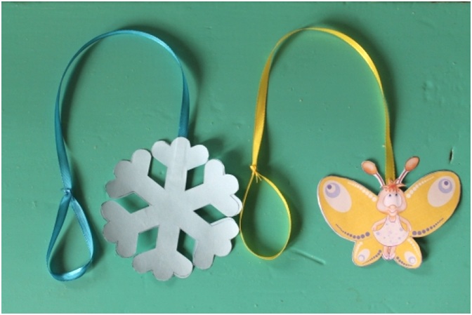 снежинки и бабочки