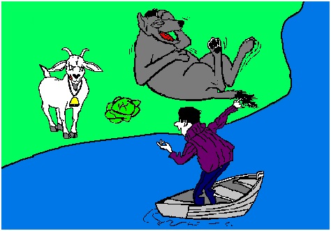 волк коза и капуста