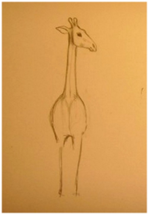 прочертить шею