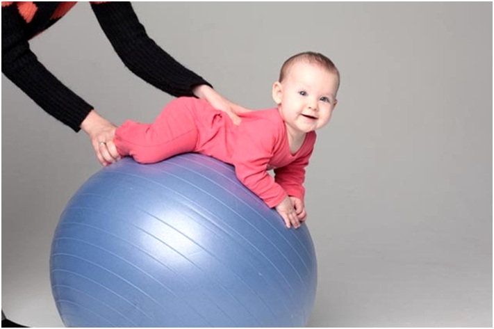 зарядка на мяче