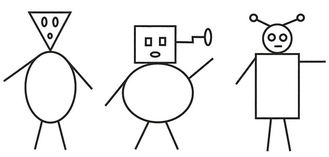 карточки с человечками