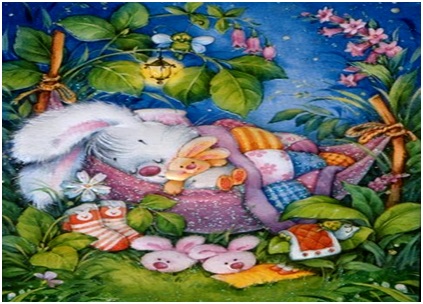 зайчик спит