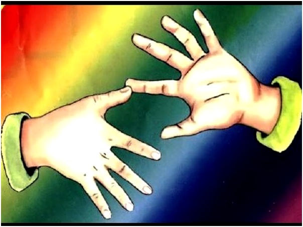 большой к указательному