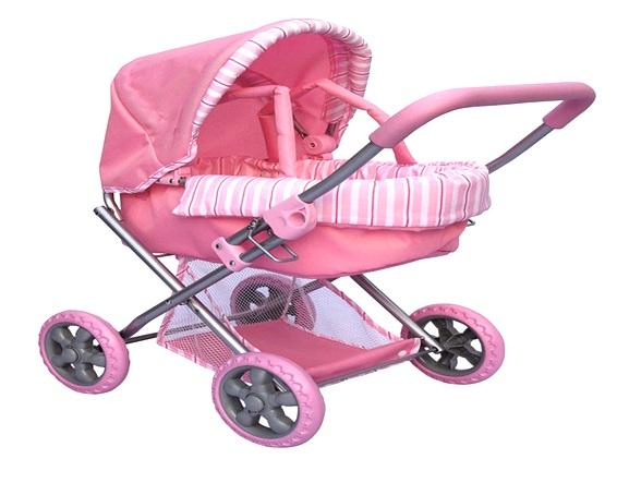 розовая коляска