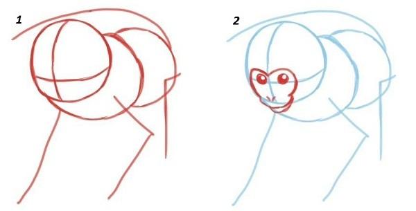 изображаем голову