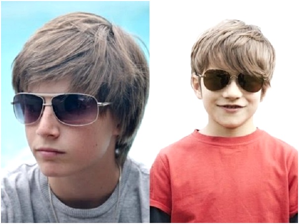 длинная челка