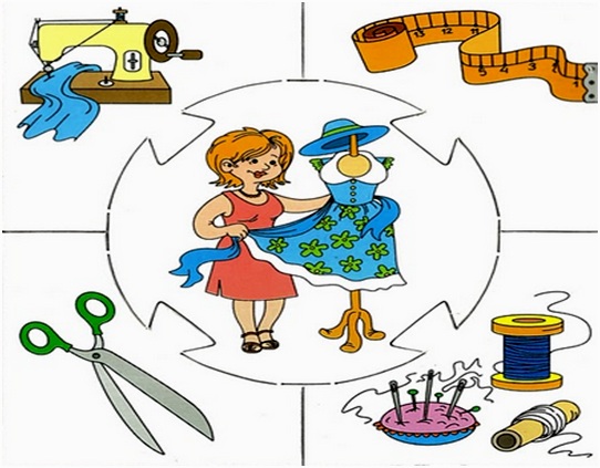 швея и платье