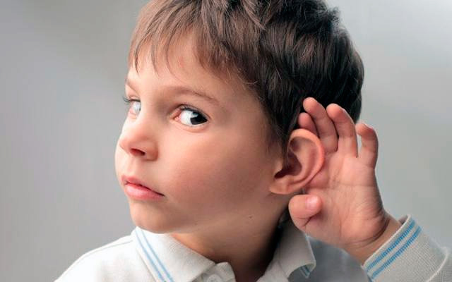 слух ребенка