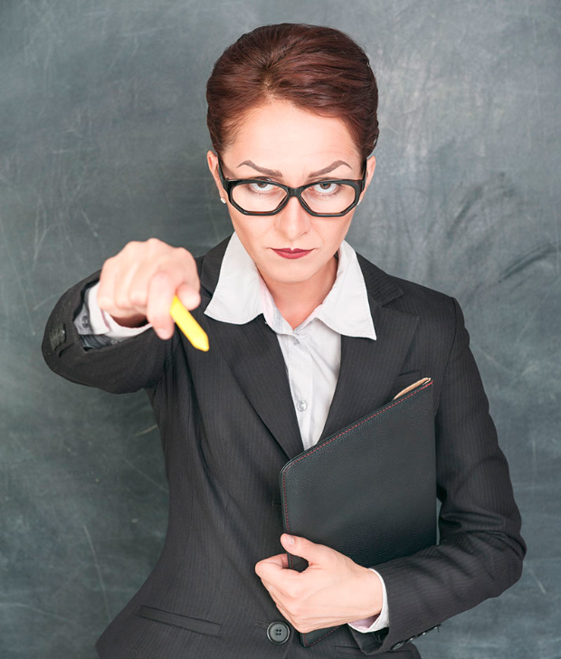 злой учитель