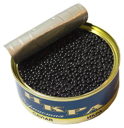 Черная икра в банке