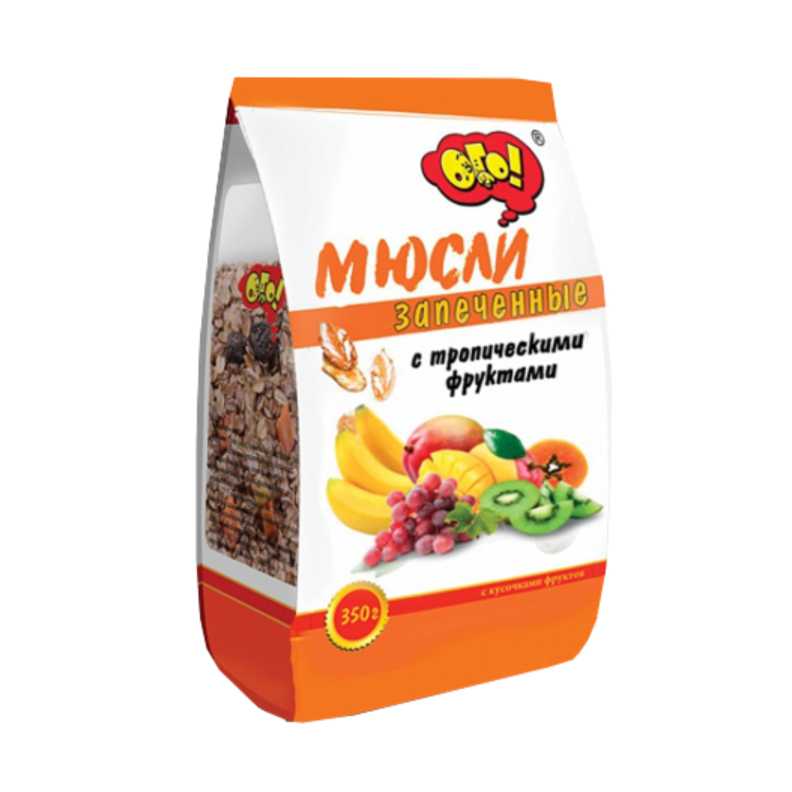 Состав и калорийность мюсли