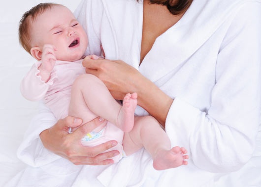 Реакция на прорезывание зубов