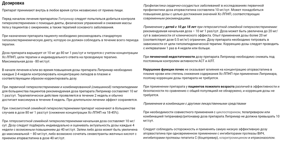 Дозировка препарата Дозировка препарата