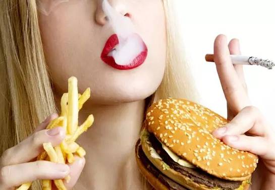 Курение и неправильное питание Курение и неправильное питание