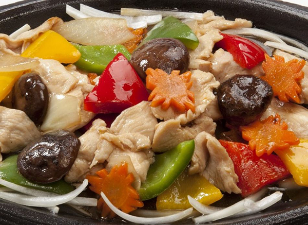 Куриное филе с овощами Куриное филе с овощами