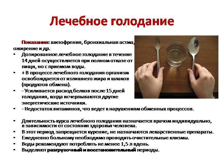 Особенности лечебного голодания Особенности лечебного голодания
