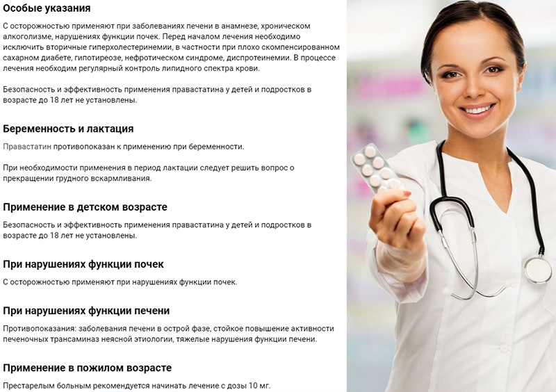 Особые указания Особые указания