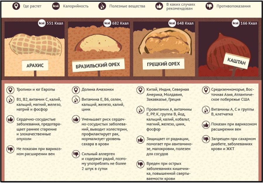 Польза и вред орехов Польза и вред орехов