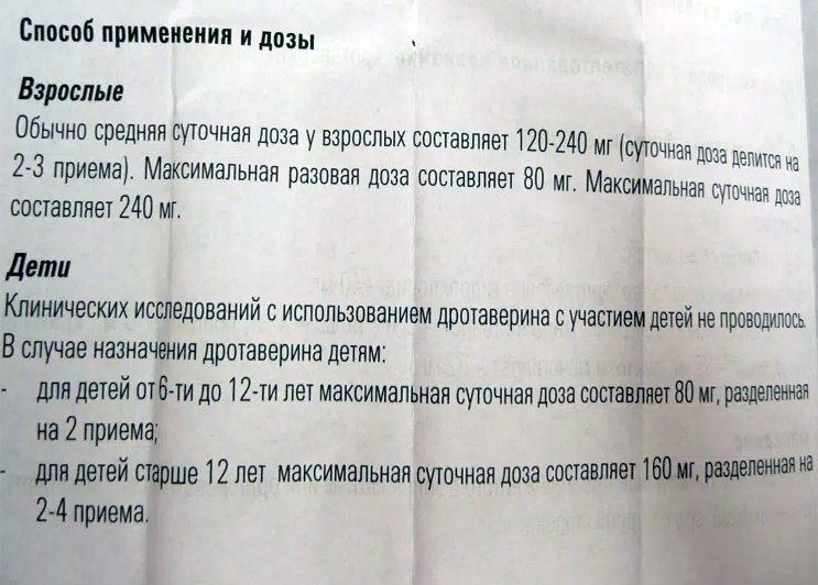 Применение и дозировка Но-шпы Применение и дозировка Но-шпы