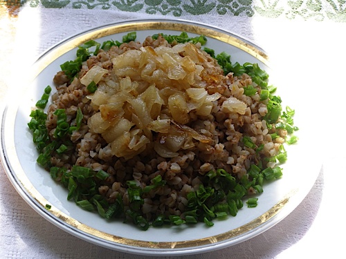 Сало с гречкой Сало с гречкой